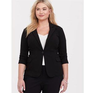 NWT Torrid | Studio Lexington Millennium Stretch Black Blazer